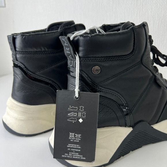 Carmela Comfortflex Made In Spain Leather Ankle Booties Black Size 9.5 - Picture 9 of 12